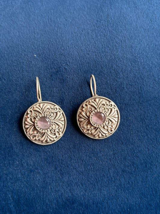 Gulroz Medallion Earrings