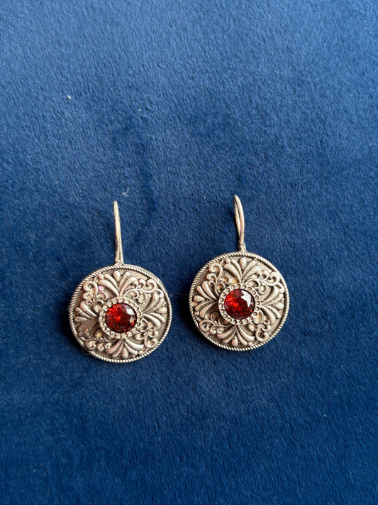Gulroz Medallion Earrings