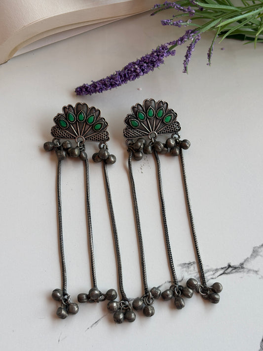Kashmiri Oxidised earrings