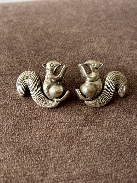 Vintage Squirrel Earrings for Women | Elegant Statement Jewelry