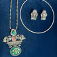 Royal Fusion Oxidised Necklace Set