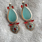 Rustic Boho Teardrop Earrings