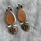 Rustic Boho Teardrop Earrings