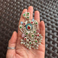 Antique Oxidized Temple Jhumka Earrings
