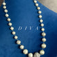 Elegant Antique Silver Beaded Necklace