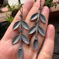 Oxidised Silver Leaf Drop Earrings for Women | Elegant Statement Jewellery