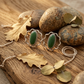 Oxidized Silver Stud Earrings for Women,