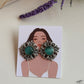 Oxidised hoops