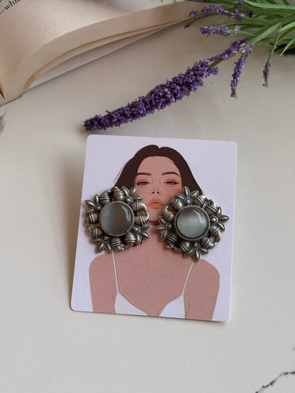 Oxidised hoops