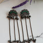Kashmiri Oxidised earrings