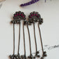 Kashmiri Oxidised earrings