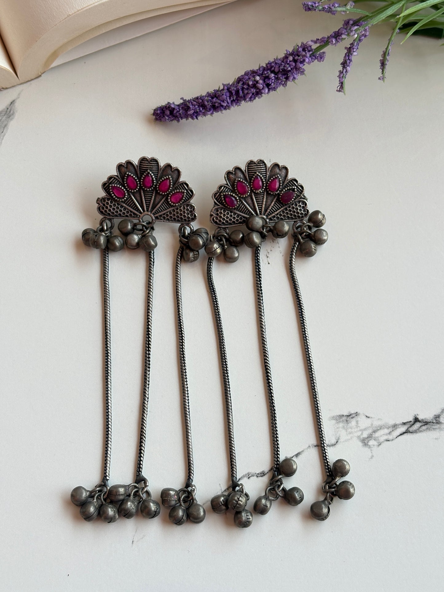 Kashmiri Oxidised earrings