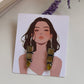 Elegant stone drop earrings