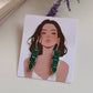 Elegant stone drop earrings