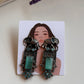 Oxidised earrings