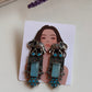 Oxidised earrings