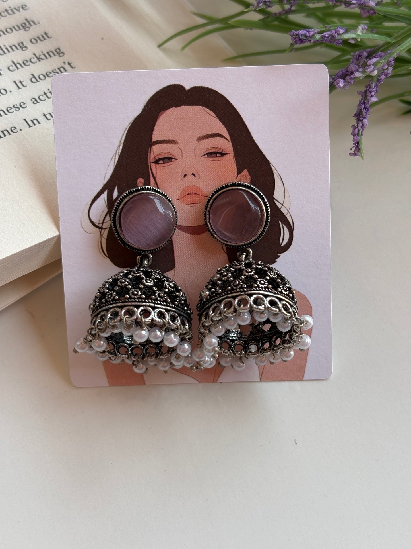 Jhumaka Oxidised earrings