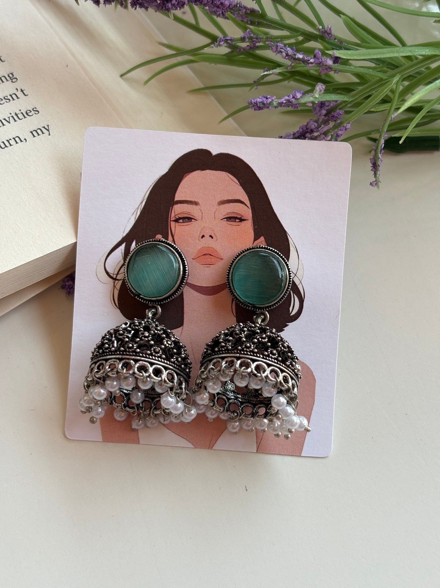 Jhumaka Oxidised earrings