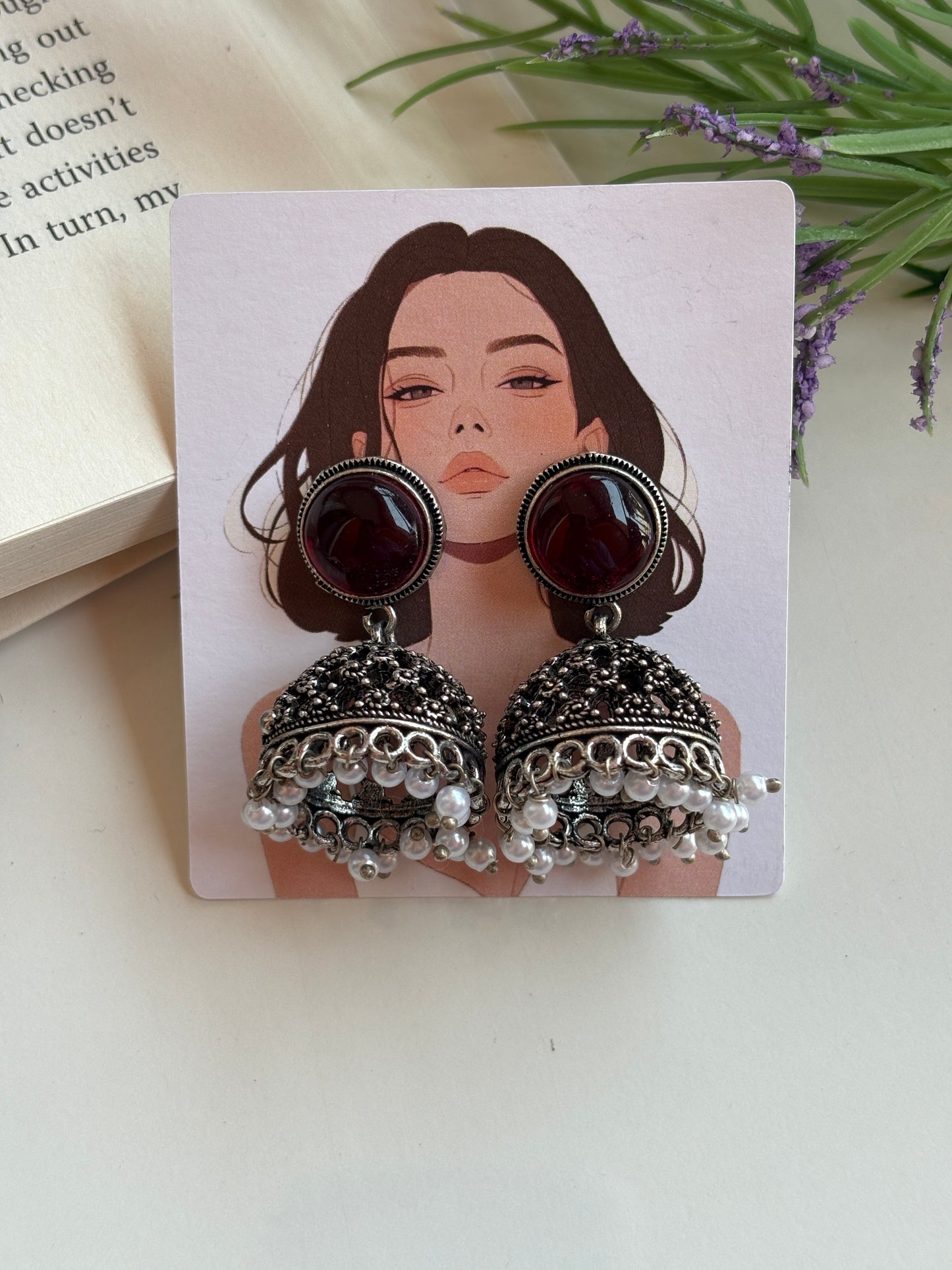 Jhumaka Oxidised earrings