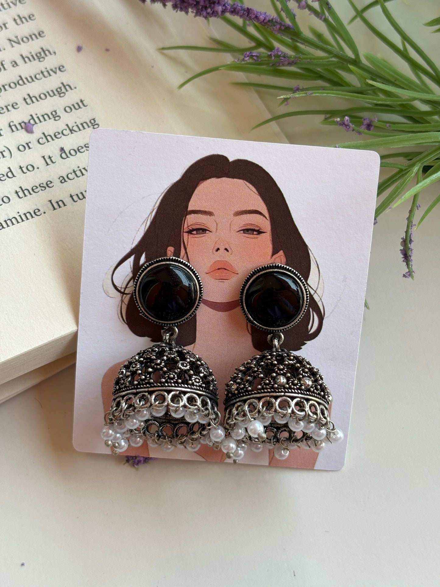 Jhumaka Oxidised earrings