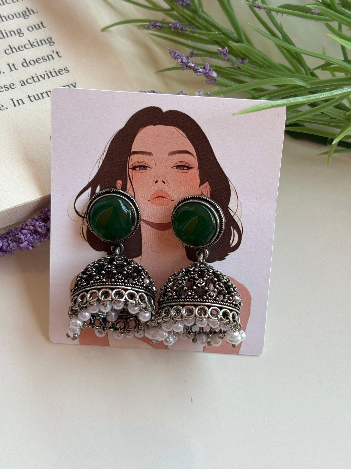 Jhumaka Oxidised earrings