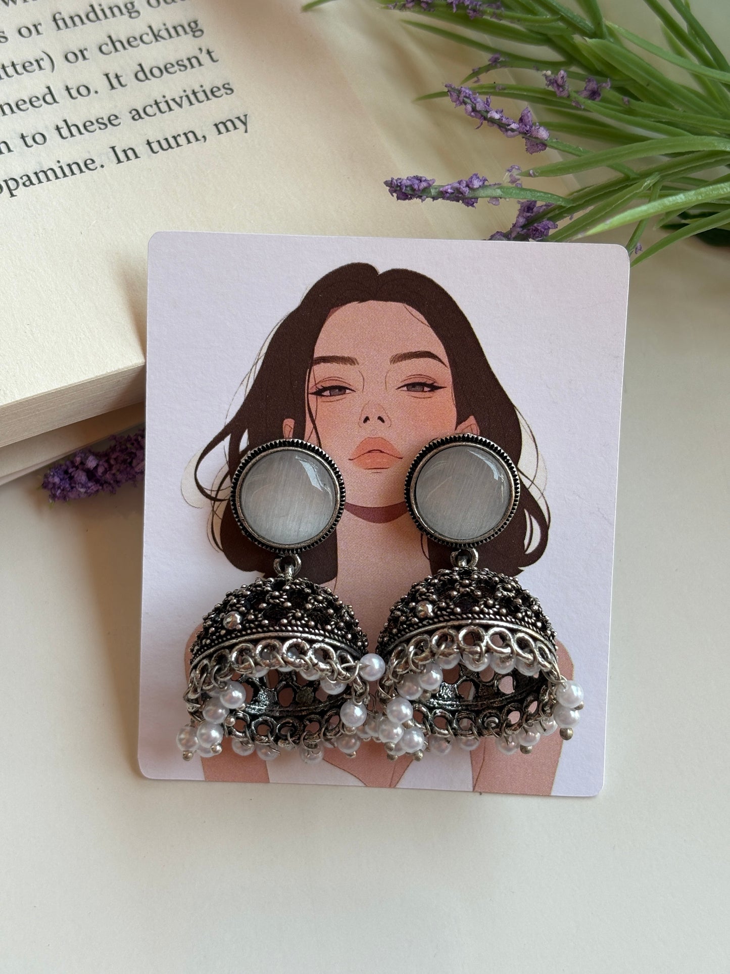 Jhumaka Oxidised earrings