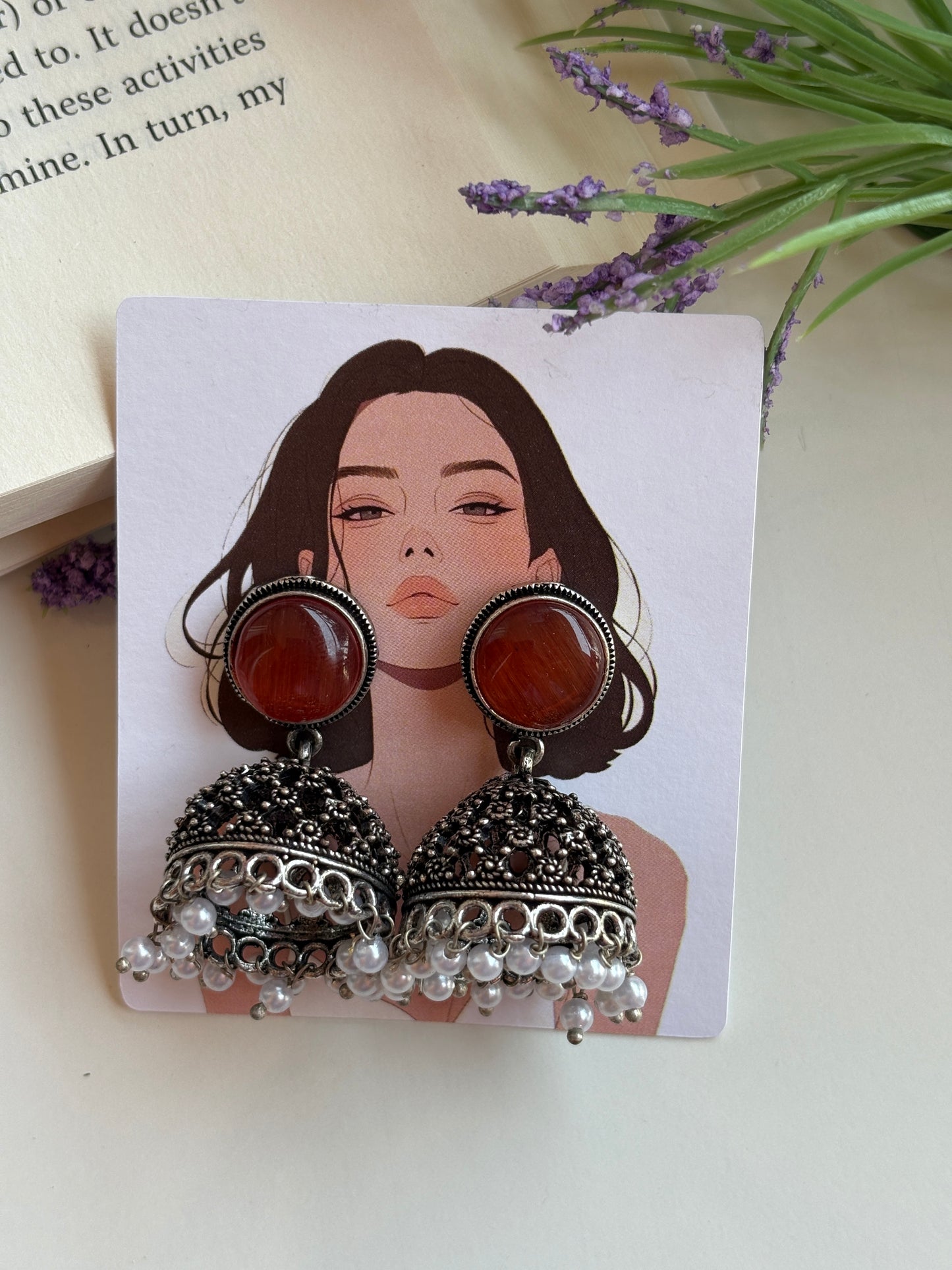 Jhumaka Oxidised earrings