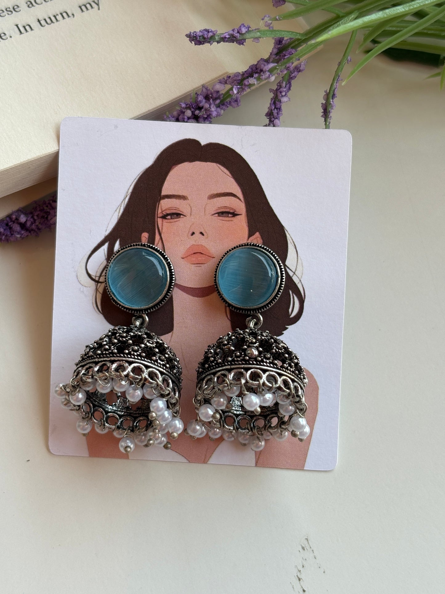 Jhumaka Oxidised earrings