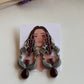 Boho-Gothic Oxidised earrings