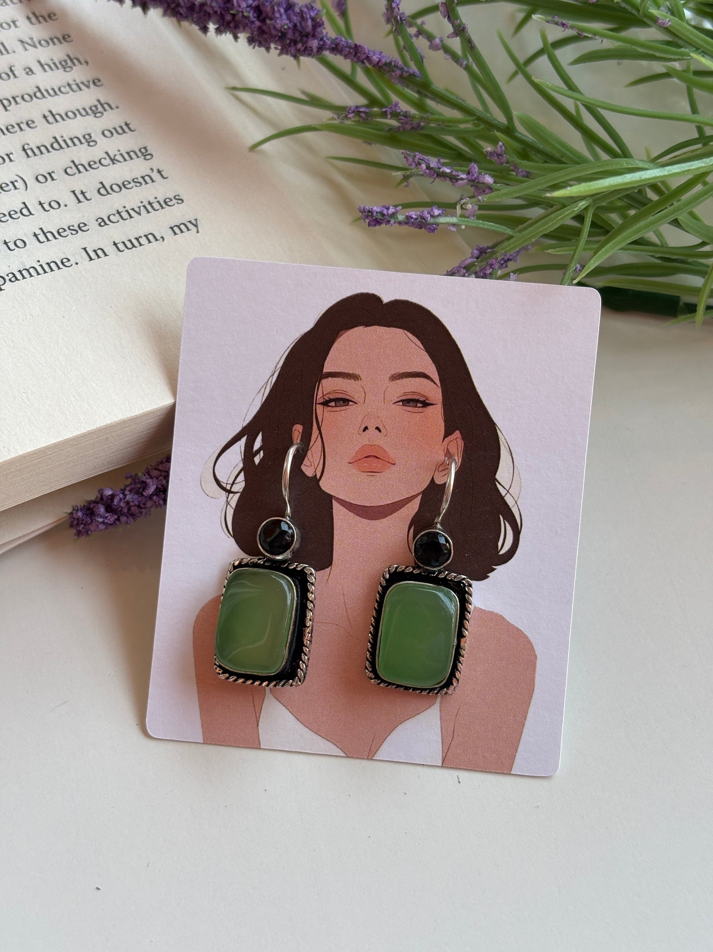 Oxidised earrings