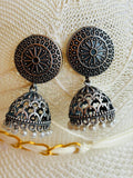 Oxidised jhumaka