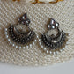 Oxidised chand bali