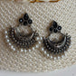 Oxidised chand bali